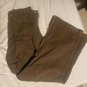 Brown baggy pants